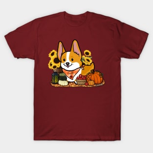 Fall Corgi T-Shirt